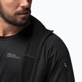Кофта трекінгова чоловіча Jack Wolfskin Prelight FZ Black 1711001 4
