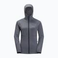 Кофта трекінгова жіноча Jack Wolfskin Kolbenberg Hooded FZ сіра 1711071 6