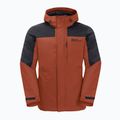 Чоловіча куртка від дощу Jack Wolfskin Romberg 3в1 кармін 8