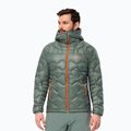 Чоловіча лижна куртка Jack Wolfskin Alpspitze Down Hoody hedge green чоловіча лижна куртка