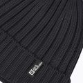 Шапка зимова Jack Wolfskin Rib Knit black 4