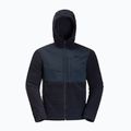 Кофта флісова чоловіча Jack Wolfskin Felslicht Hooded night blue 8