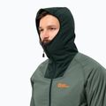 Чоловіча дощова куртка Jack Wolfskin Alpspitze Ins Hybrid hedge зеленого кольору 4