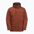 Чоловіча дощовик Jack Wolfskin Feldberg Luntal 3в1 кармін 9