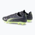 Футбольні бутси чоловічі PUMA King Pro 21 FG чорно-зелені 106549 05 3