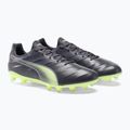Футбольні бутси чоловічі PUMA King Pro 21 FG чорно-зелені 106549 05 4