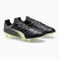 Футбольні бутси чоловічі PUMA King Platinum 21 FG/AG чорно-зелені 106478 05 4