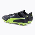 Футбольні бутси чоловічі PUMA King Hero 21 FG чорно-зелені 106554 05 3