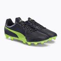 Футбольні бутси чоловічі PUMA King Hero 21 FG чорно-зелені 106554 05 4