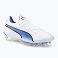 Футбольні бутси чоловічі PUMA King Ultimate MxSG puma white/puma black/blue glimmer/ultra orange