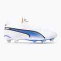 Футбольні бутси чоловічі PUMA King Ultimate MxSG puma white/puma black/blue glimmer/ultra orange 2