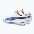 Футбольні бутси чоловічі PUMA King Ultimate MxSG puma white/puma black/blue glimmer/ultra orange 3