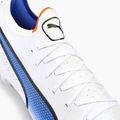 Футбольні бутси чоловічі PUMA King Ultimate MxSG puma white/puma black/blue glimmer/ultra orange 8