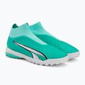 Футбольні бутси чоловічі PUMA Ultra Match+ Ll TT блакитні 107245 03 5
