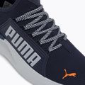 Чоловічі кросівки PUMA Softride Premier Slip-On темно-сині/платинові сірі/ультрапомаранчеві 7