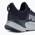 Чоловічі кросівки PUMA Softride Premier Slip-On темно-сині/платинові сірі/ультрапомаранчеві 9