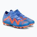 Футбольні бутси дитячі PUMA Future Match FG/AG JR блакитно-помаранчеві 107195 01 4