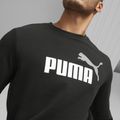 Чоловічий двоколірний світшот PUMA Essentials+ Big Log TR пума чорний / пума білий 6