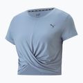 Футболка для йоги жіноча PUMA Studio Yogini Lite Twist блакитна 523164 18