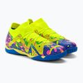 Футбольні бутси дитячі PUMA Future Match Energy It + Mid Jr ultra blue/yellow alert/luminous pink 4