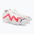 Футбольні бутси чоловічі PUMA Future Match MxSg puma white/puma black/fire orchid 4