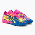 Футбольні бутси чоловічі PUMA Ultra Match Energy Tt luminous pink/yellow alert/ultra blue 6