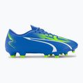 Футбольні бутси чоловічі PUMA Ultra Play Fg/Ag ultra blue/puma white/pro green 2