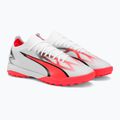 Футбольні бутси чоловічі PUMA Ultra Match Tt puma white/puma black/fire orchid 6