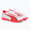 Футбольні бутси дитячі PUMA Ultra Play It Jr puma white/puma black/fire orchid 4
