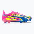 Футбольні бутси чоловічі PUMA Ultra Ultimate Energy Fg/Ag luminous pink/ultra blue/yellow alert 2