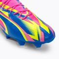 Футбольні бутси чоловічі PUMA Ultra Ultimate Energy Fg/Ag luminous pink/ultra blue/yellow alert 7