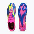 Футбольні бутси чоловічі PUMA Ultra Ultimate Energy Fg/Ag luminous pink/ultra blue/yellow alert 15