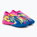 Футбольні бутси чоловічі PUMA Match Ll Energy Tt + Mid Jr luminous pink/ultra blue/yellow alert 4