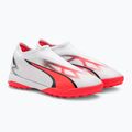 Футбольні бутси дитячі PUMA Ultra Match Ll Tt + Mid Jr puma white/puma black/fire orchid 4