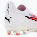 Футбольні бутси чоловічі PUMA Ultra Ultimate Fg/Ag puma white/pum black/fire orchid 9