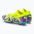 Футбольні бутси чоловічі PUMA Future Match Energy Fg/Ag ultra blue/yellow alert/luminous pink 3