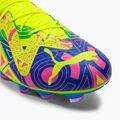 Футбольні бутси чоловічі PUMA Future Match Energy Fg/Ag ultra blue/yellow alert/luminous pink 7