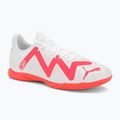 Футбольні бутси чоловічі PUMA Future Play It puma white/fire orchid