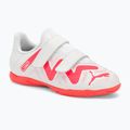 Футбольні бутси дитячі PUMA Future Play It V Jr puma white/fire orchid
