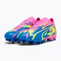 Футбольні бутси чоловічі PUMA Ultra Match Energy Fg/Ag luminous pink/yellow alert/ultra blue 11