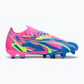 Футбольні бутси чоловічі PUMA Ultra Match Energy Fg/Ag luminous pink/yellow alert/ultra blue 12