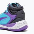 Кросівки для баскетболу чоловічі PUMA Playmaker Pro Mid purple glimmer/bright aqua/strong gray/white 11