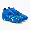 Футбольні бутси дитячі PUMA Ultra Pro Fg/Ag Jr ultra blue/puma white/pro green 4