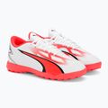 Футбольні бутси дитячі PUMA Ultra Play Tt Jr puma white/puma black/fire orchid 4