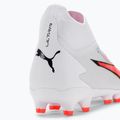 Футбольні бутси дитячі PUMA Ultra Pro Fg/Ag Jr puma white/puma black/fire orchid 9