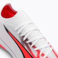 Футбольні бутси чоловічі PUMA Ultra Match It puma white/puma black/fire orchid 8