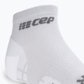 Шкарпетки компресійні бігові чоловічі CEP Ultralight Low Cut carbon white 4