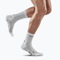 Шкарпетки компресійні бігові чоловічі CEP Ultralight Short carbon white 2