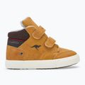 Дитячі туфлі KangaROOS KaVu Primo V tan yellow / rouge 2