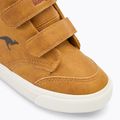 Дитячі туфлі KangaROOS KaVu Primo V tan yellow / rouge 7